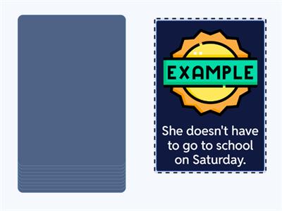 MUST, HAVE TO, MUSTN'T