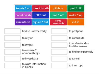 Phrasal verbs 1