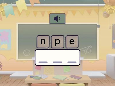 Listening e cvc words