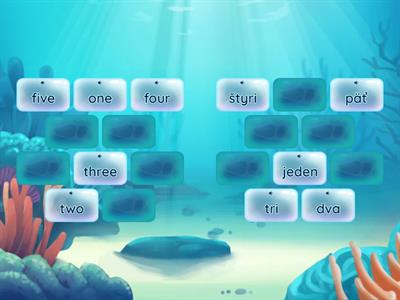 Numbers 1-10 in Slovak / Čísla 1 až 10 v angličtine