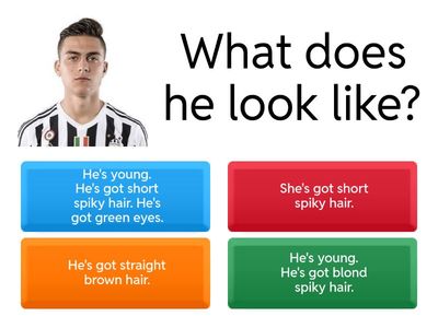 What does he look like?