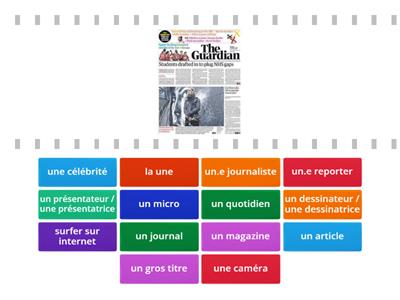 Vocabulaire - la presse et les médias