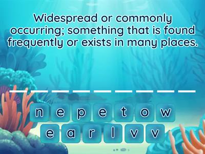 Intermediate level vocabulary