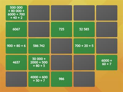 Expanded Form Memory