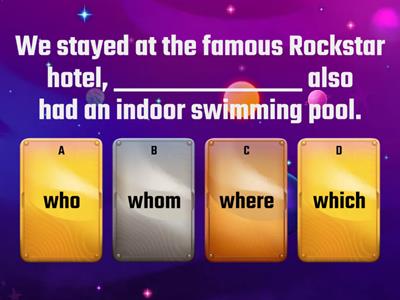 Relative and Indefinite Pronouns