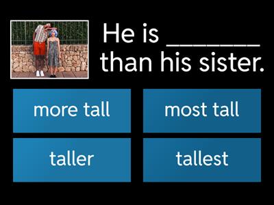 Comparatives in English