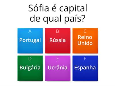 Capitais dos Países da Europa