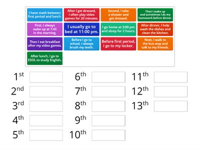 Sequence Words