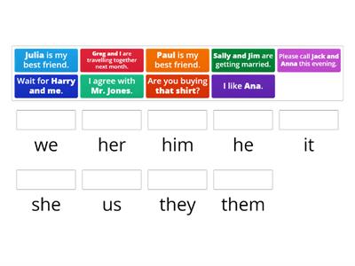 CX2 - Subject and Object Pronouns