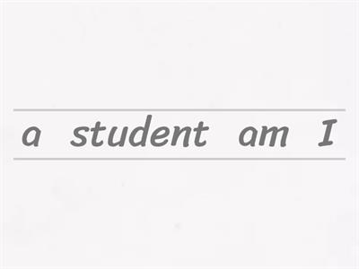 Verb to be - Simple Present