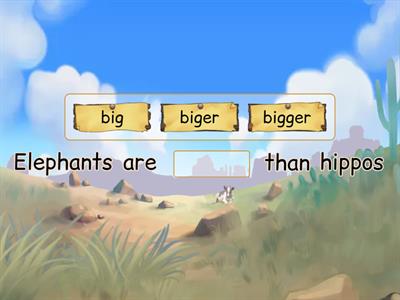 Degrees of comparison