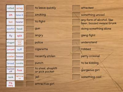 The Outsiders slang words