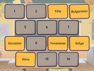 Ülkemize Komşu Devletler ve  Başkentleri