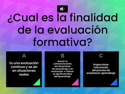 Evaluacion formativa