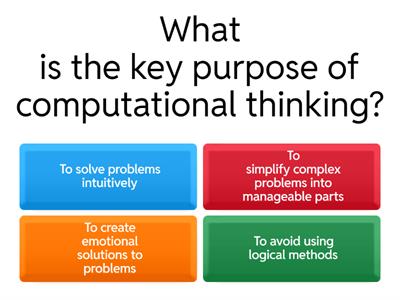 Computational Thinking Recap