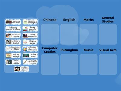 I like ________ because I am good at _________. (see Textbook P.7, WB P.4)