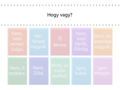 Kérdés-válasz (question-answer)