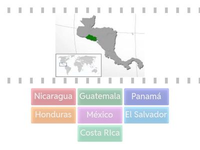 2.9 Países en Centro América que hablan español.