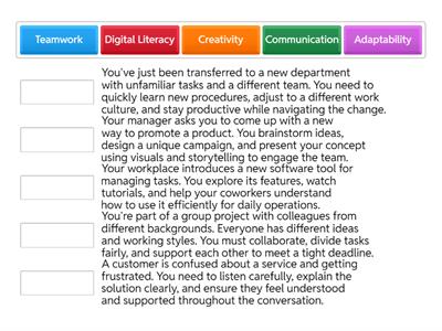 Job skills interview- Skill Match-Up