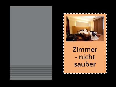 Beschwerden im Hotel (K17.2 - A1.3)