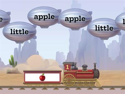 Balloon Pop -le and -gh word unscramble