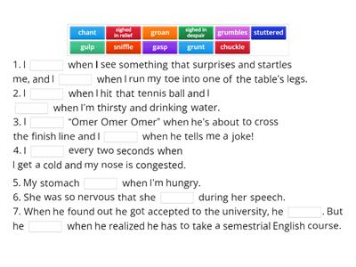 exclamations and interjections