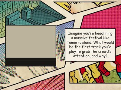 English Conversation Cards - topic: Music (edm) - ESL for adult