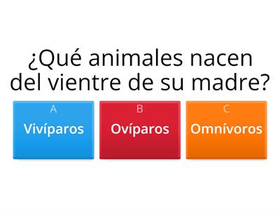 Animales vertebrados