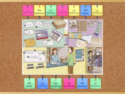 Wortschatz - Auf der Post