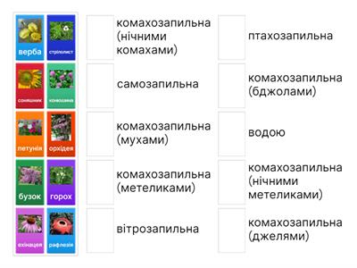 Способи запилення 7 клас НУШ