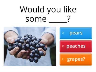 Would you like...? Yes, please/  No, thank you (SM 2)