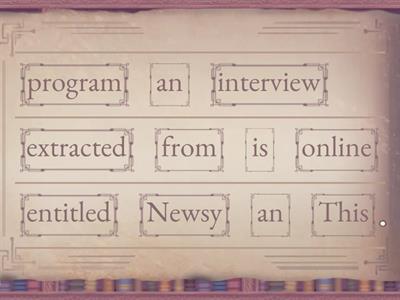 Use clues to introduce the video : Level 2