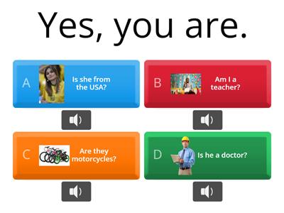 Questions and Answers - Verb To Be