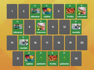 Parejas: prefijos pre-, re-; sufijos -ito -ita