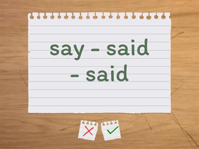 6 класс -  Неправильные глаголы 7 часть 3