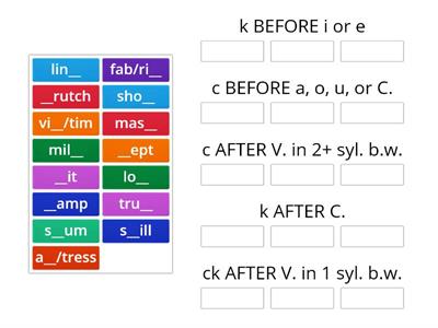 K Rule Written Out Sort - intro ck