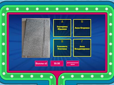 Угадай учителя по предмету