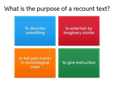 Kuis Recount Text