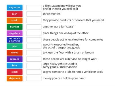 TOEIC vocabulary Wordwall 2