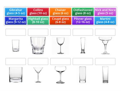 Cocktail glasses