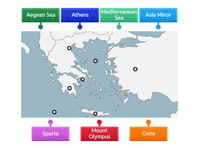 Ancient Greece Practice Map 2025