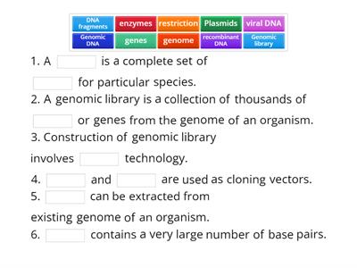 GENOMIC LIBRARY