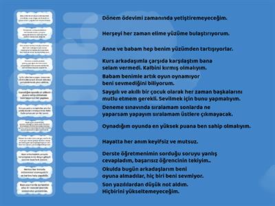 Olumsuz Düşünceler- Alternatif Düşünceler