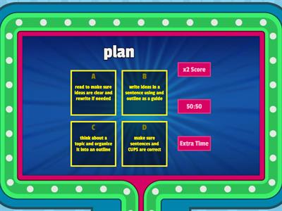 Paragraph Writing Vocabulary 