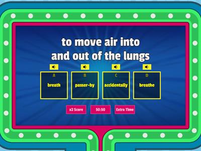 P5 Term 3 Spelling 6 (vocab gameshow)