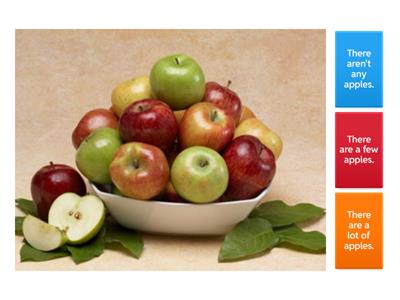 There is / There are (food, quantifiers)