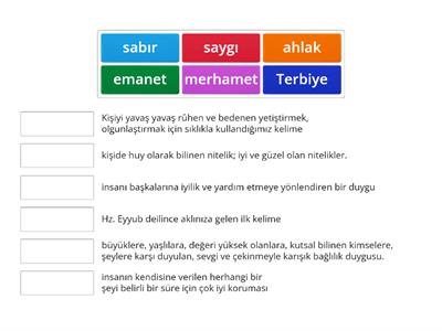 Güzel ahlaki tutum ve davranışlar