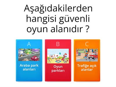 HAYAT BİLGİSİ GÜVENLİ HAYAT OYUN ALANLARI