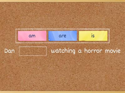 Verb to be: Present Continuous 