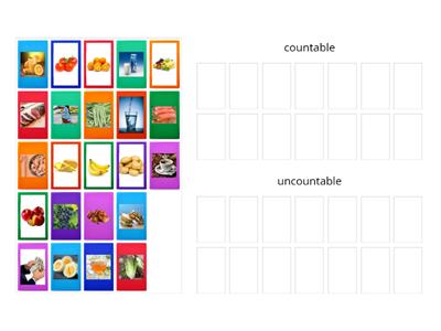 countable/ uncountable